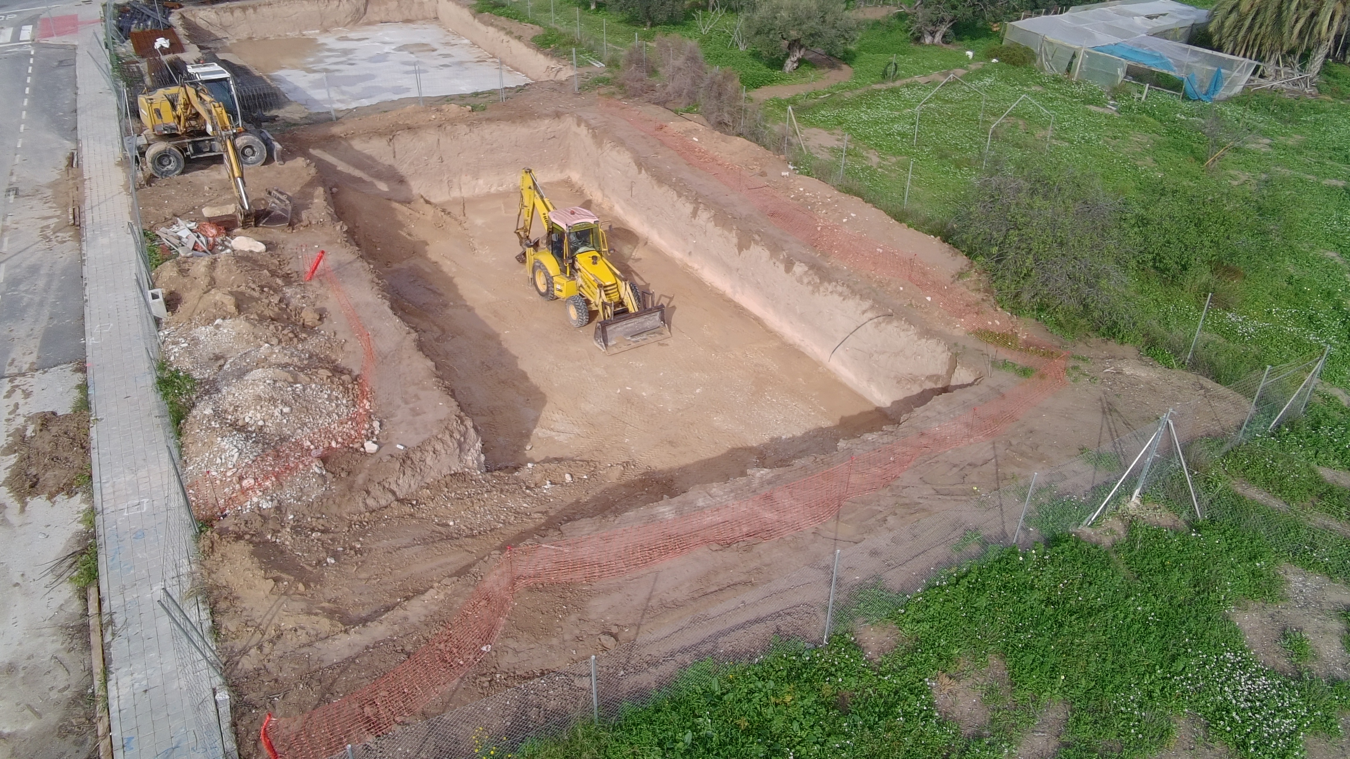 Excavación y vaciado del terreno