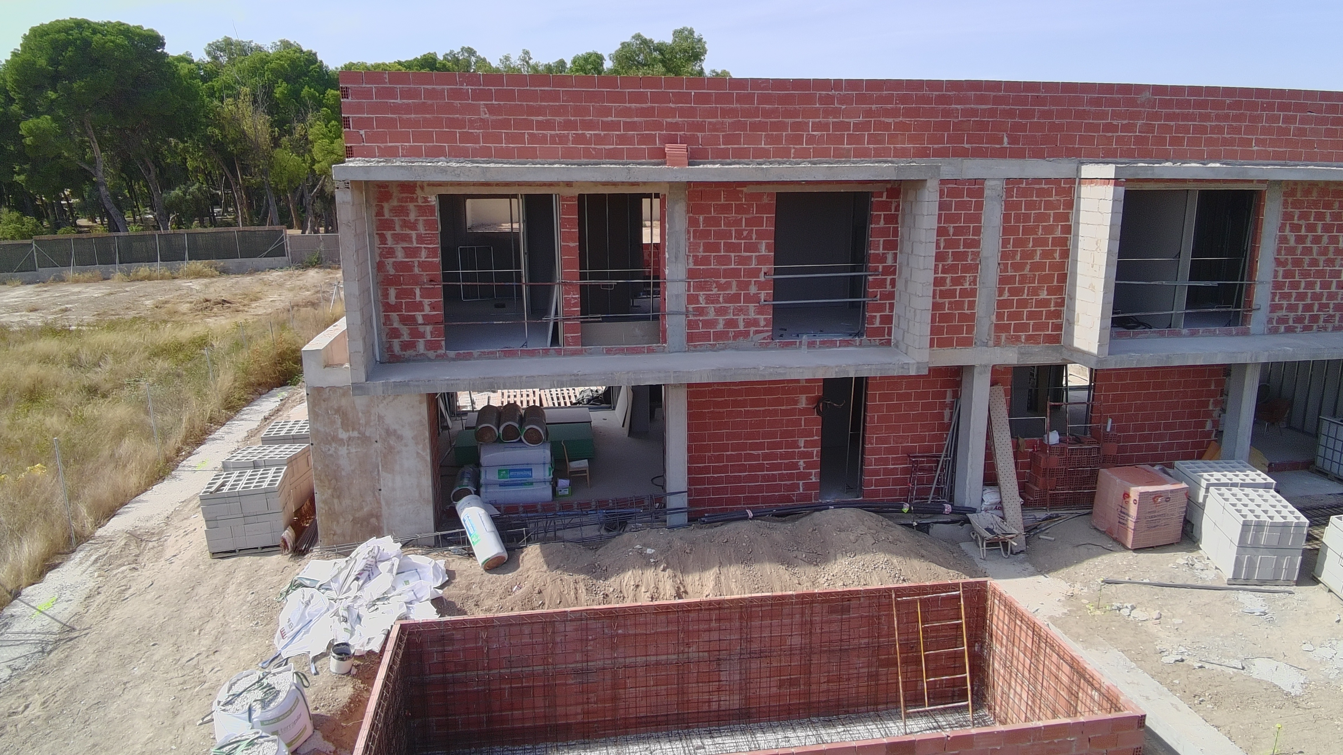 Divisiones interiores en Villa B